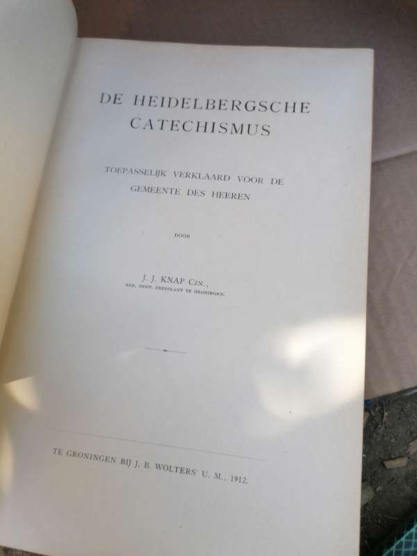 j.j.knap de Heidelberg scheme catechismus 1912