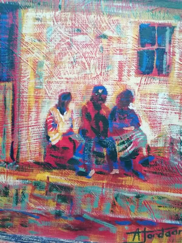 Lovely annelie Jordaan original painting