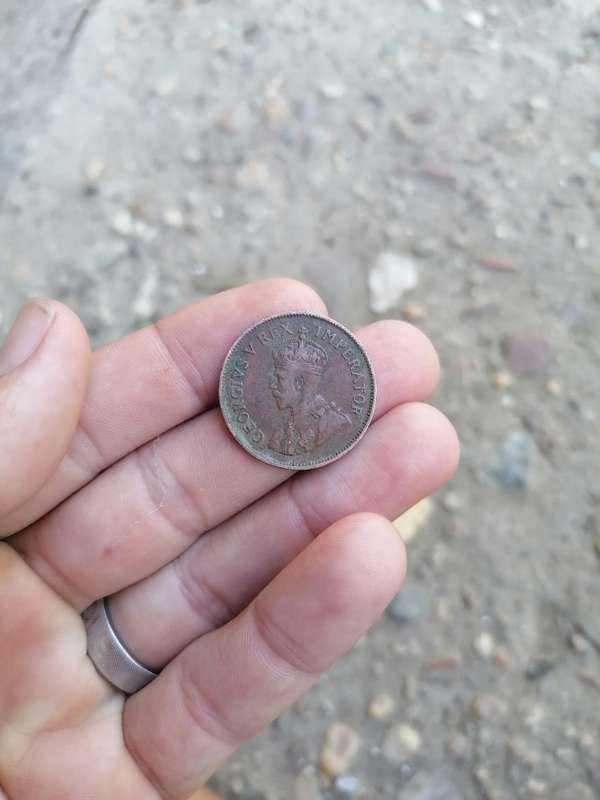 Rare find 1928 south african 1/2 penny with low mintage of 104912