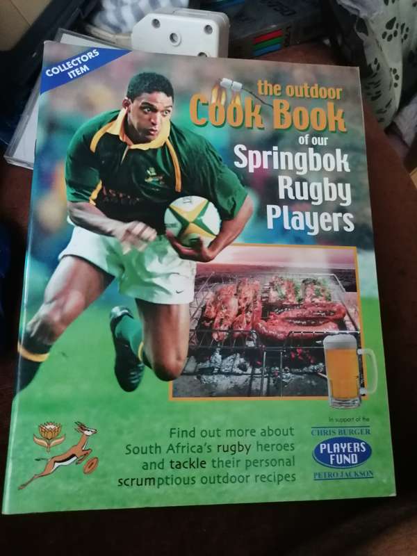 Collectors item the outdoor cookur springbok Rugby players