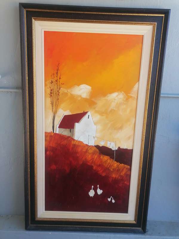 Large original Glendine painting