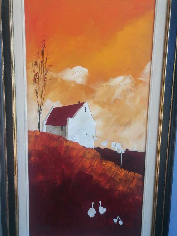 Large original Glendine painting