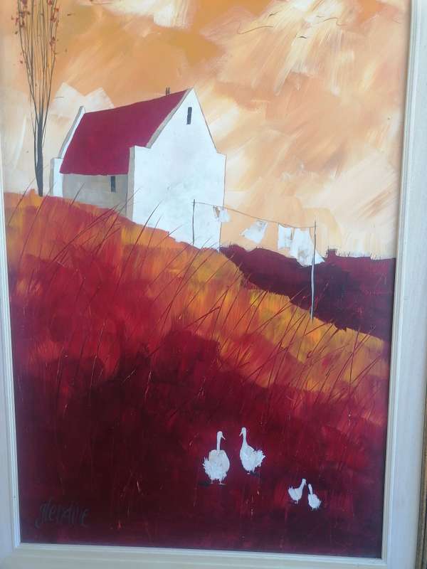 Large original Glendine painting