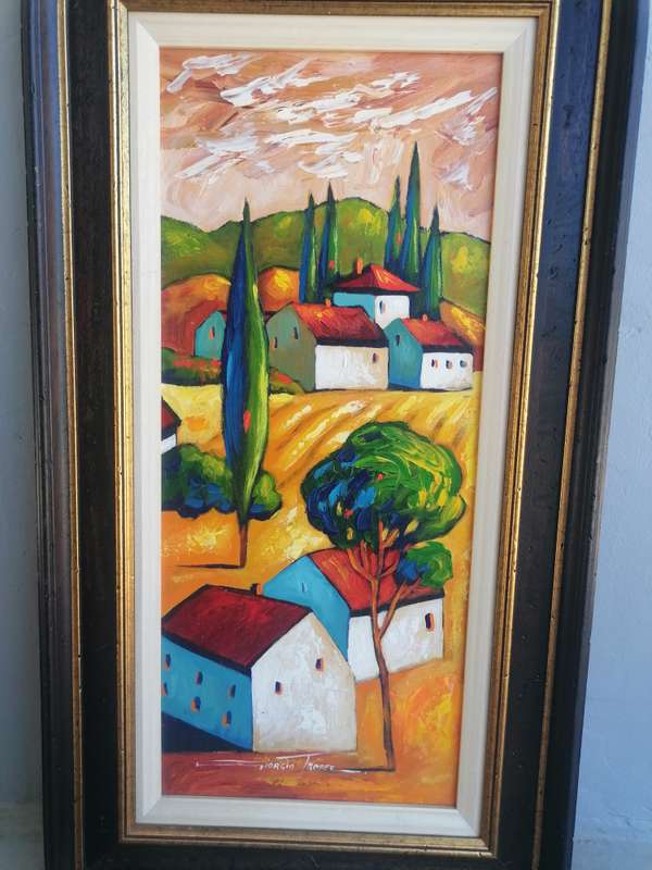 Stunning original  Giorgio Trobec (South Africa, 1944 - )painting