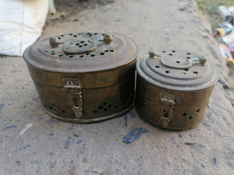 Vintage brass holders