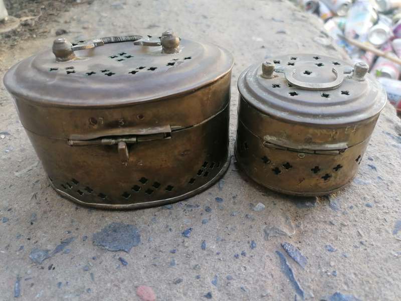 Vintage brass holders