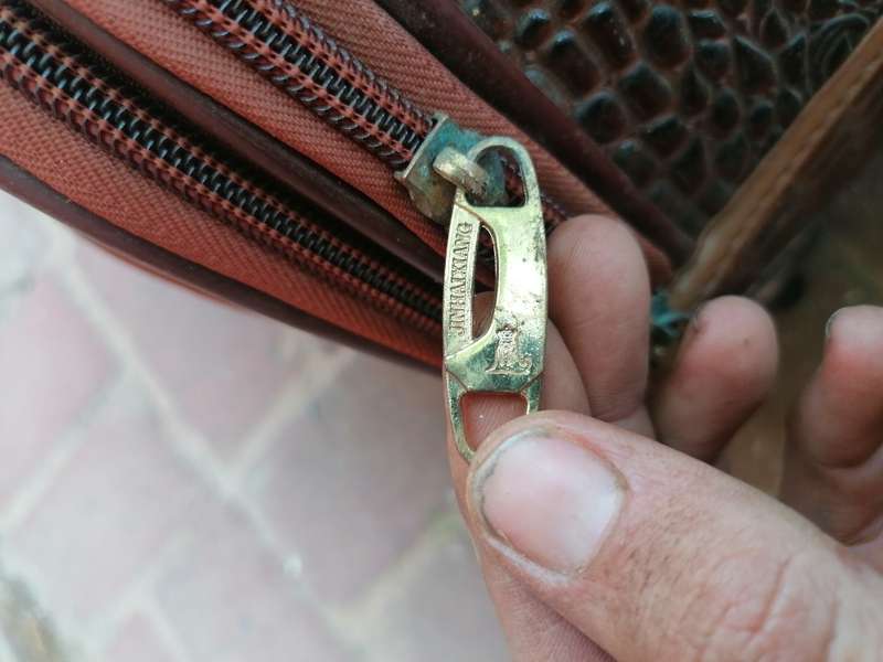 Vintage Faux leather Duffel bag