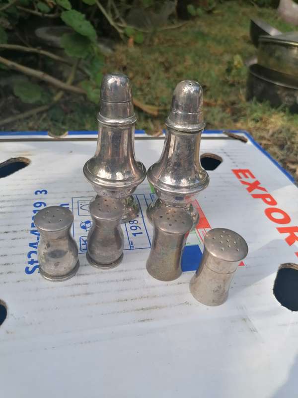 Vintage salt and pepper shakers