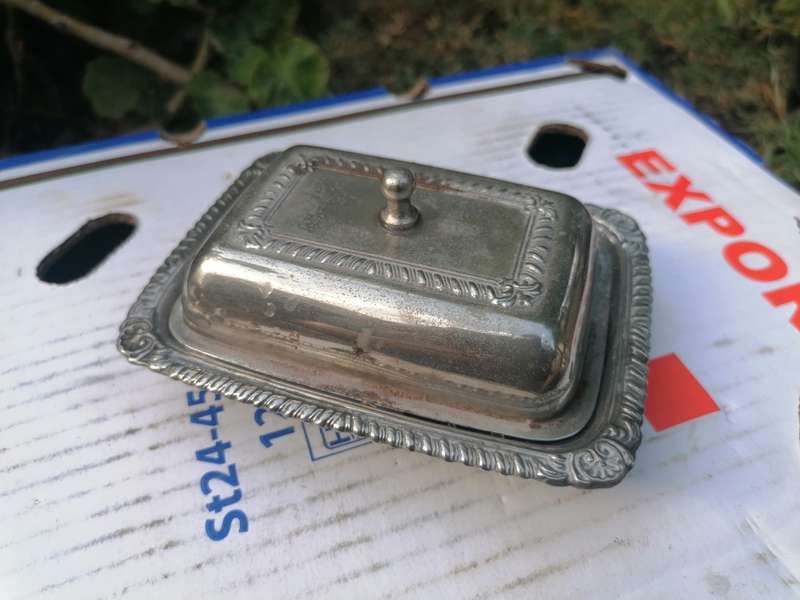 Small vintage butter dish