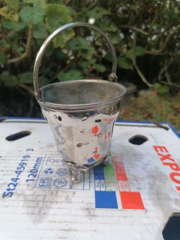 Small vintage Ice Bucket or sugar holder