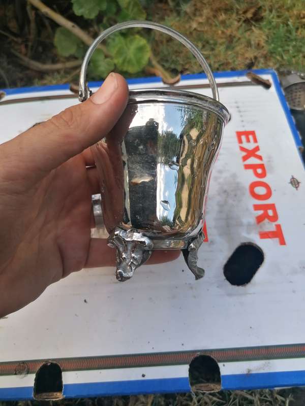 Small vintage Ice Bucket or sugar holder