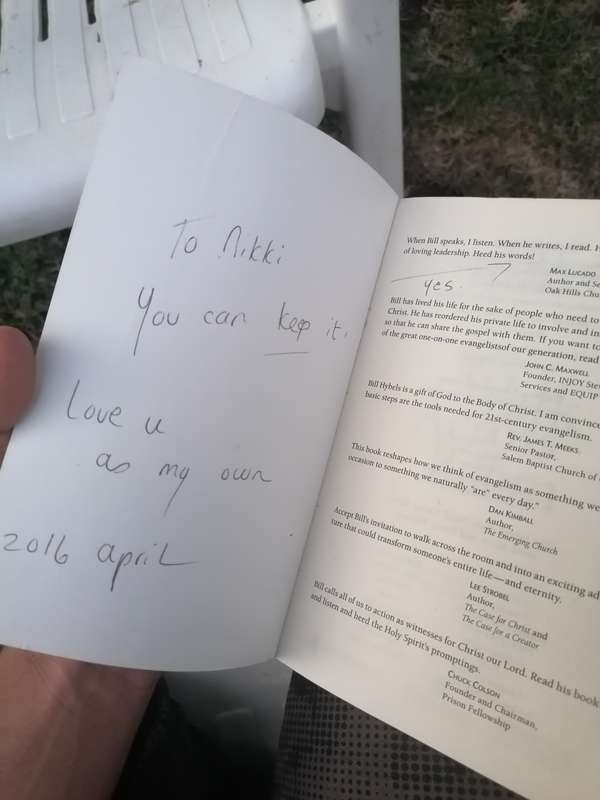 Just walk across the room Book by Bill Hybels