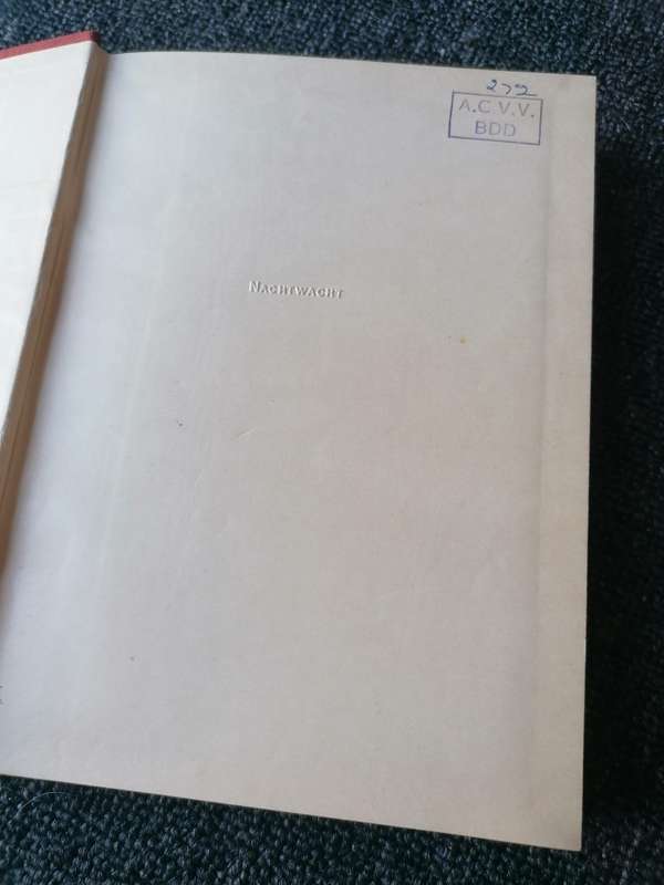 WORSTELJARE  deur Ds A.J.V.Burger 1936