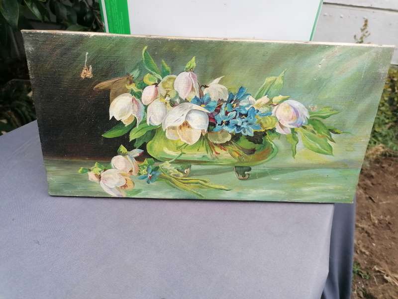 Antique framed painting