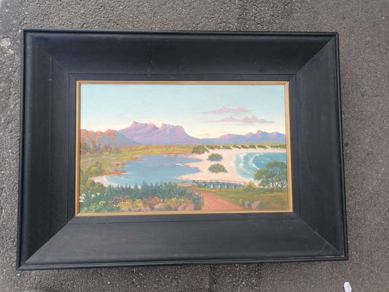 Antique framed painting