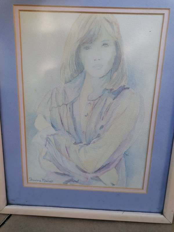 Watercolor painting by Tharina Marais
