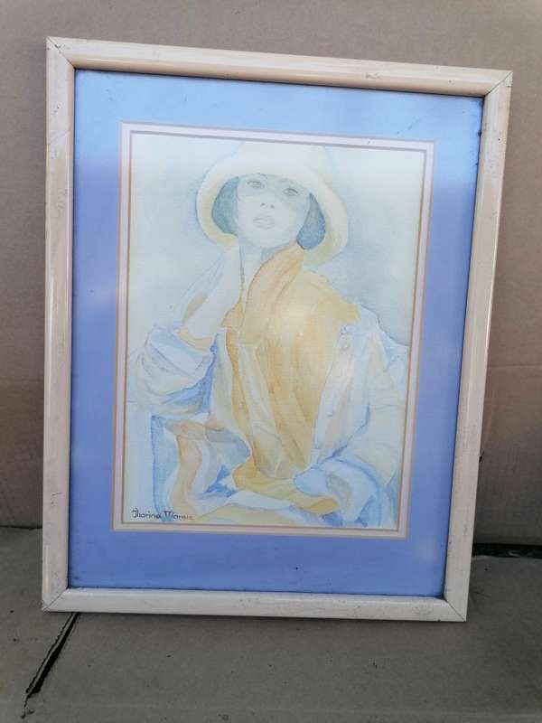 Watercolor painting by Tharina Marais