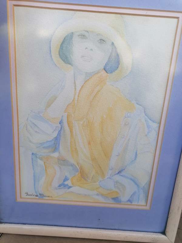 Watercolor painting by Tharina Marais