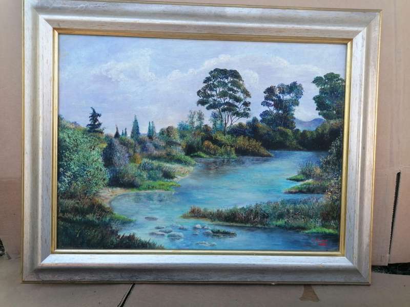 Amazing painting of the breeder I've Bonnivale by J. Wentzel