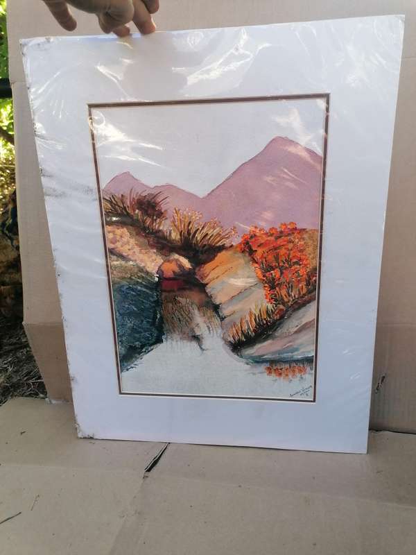 Original watercolor by Annakie Venter