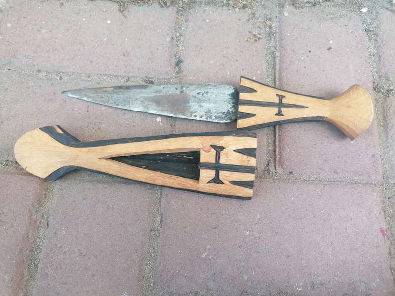 Ovambo knife from border war period