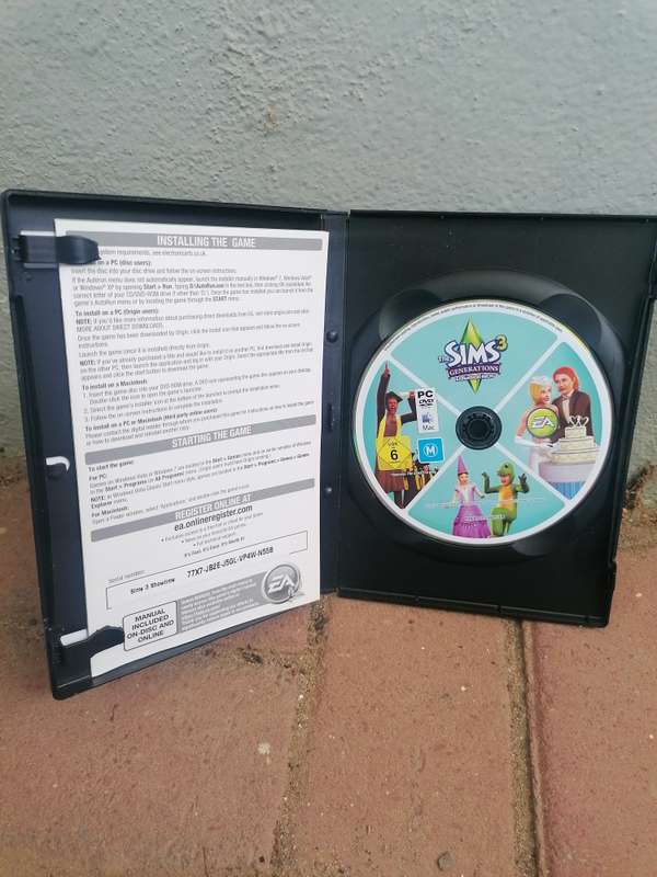 SIMS3 Generations expansion pack. Not correct number