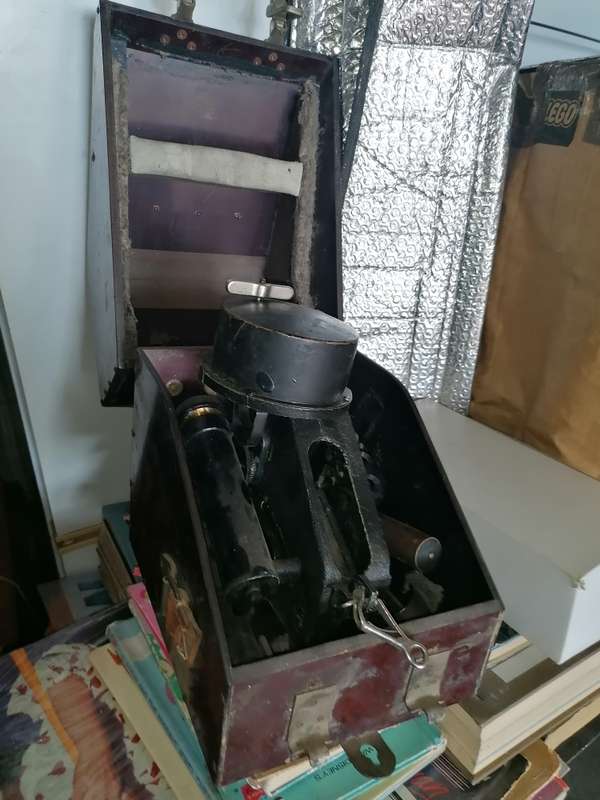 World War Two Vintage Aircraft Bubble Sextant In Original Case