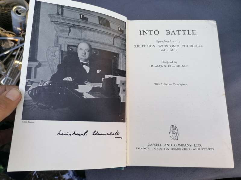 INTO BATTLE  Speeches by the RIGHT HON. WINSTON S. CHURCHILL C.H., M.P.