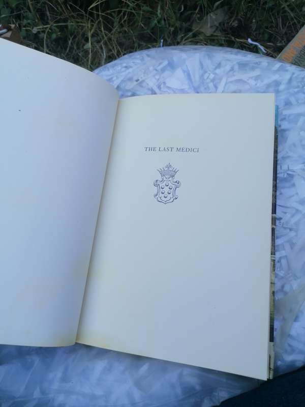 THE LAST MEDICI by Harold Acton, Florence Italy in 1600s