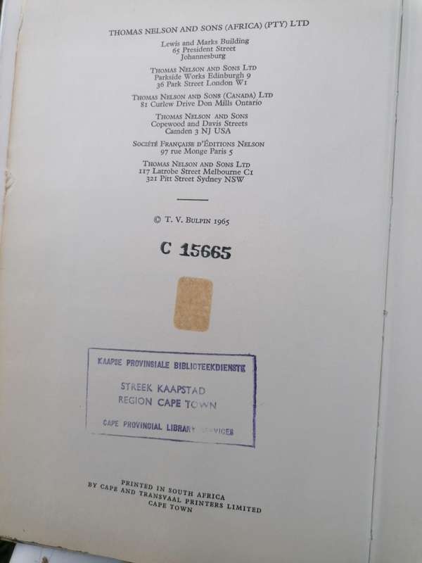 Lost Trails of the Transvaal Book by T. V. Bulpin