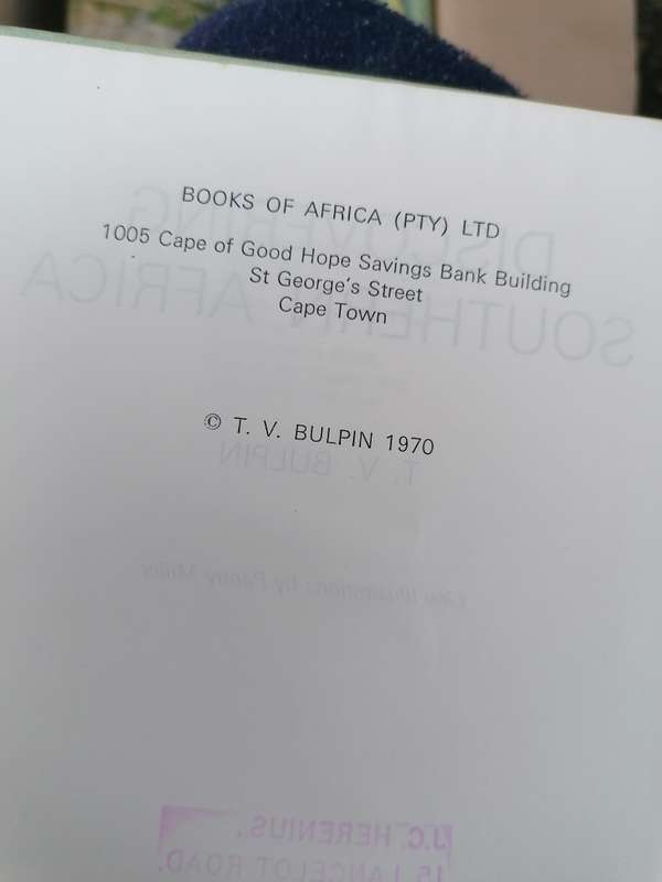 Discovering Southern Africa Book by T. V. Bulpin