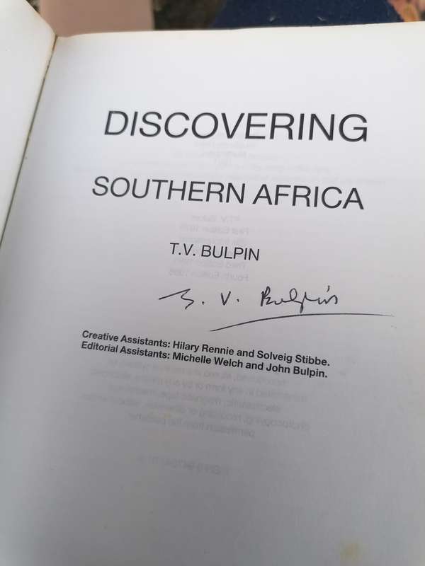 Discovering Southern Africa Book by T. V. Bulpin signed copy