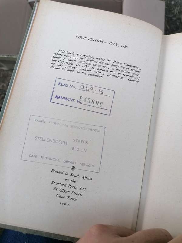 Storm Over the Transvaal Book by T. V. Bulpin