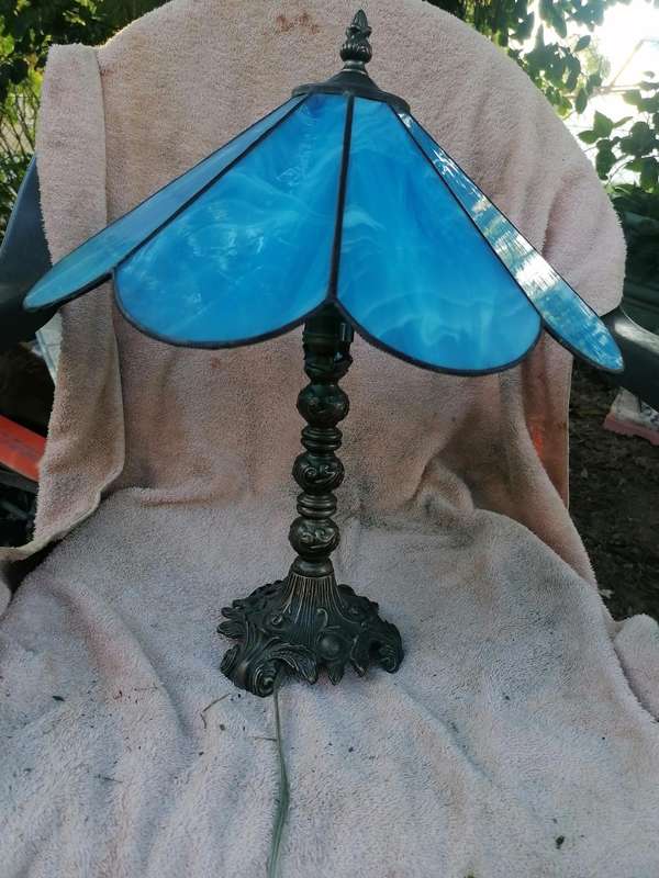 Tiffany Style Table Lamp Stained Glass