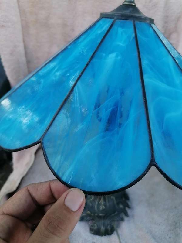 Tiffany Style Table Lamp Stained Glass