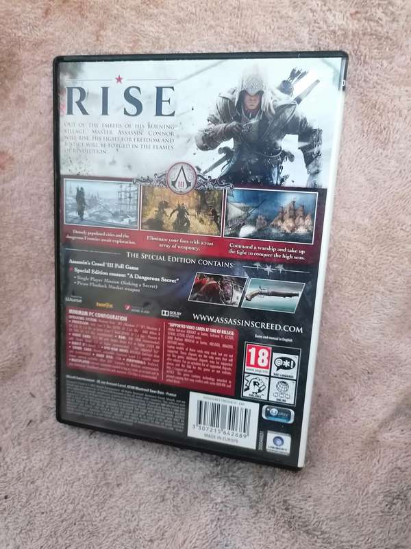 Assassin`s Creed III PC DVD, Special Edition