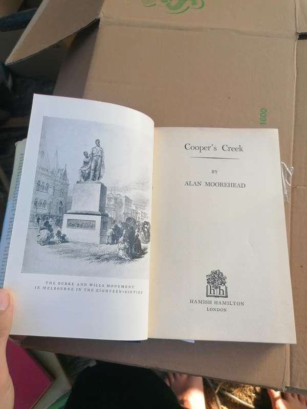 Cooper's Creek Book by Alan Moorehead