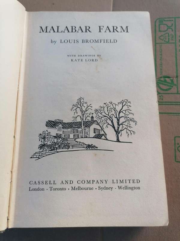 Malabar Farm Book by Louis Bromfield