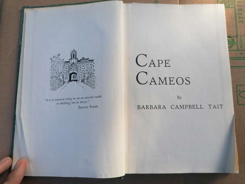 CAPE CAMEOS  By  BARBARA CAMPBELL TAIT