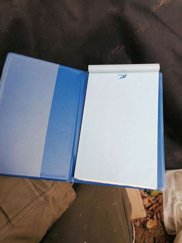Vintage fly south african airways ticket holder and booklet