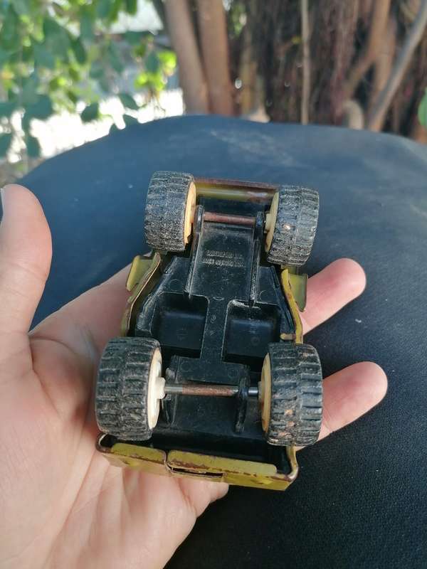 BUDDY L Willys Jeep Green Tinplate Army US Toy Japan Made Vintage 1970s