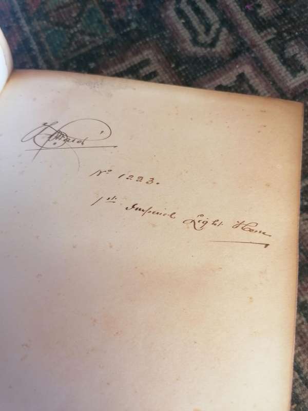 THE STORY OF THE IMPERIAL LIGHT HORSE signed by Lance Corporal Harry Ward 1937 first edition