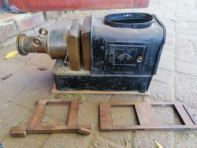 W.C. Hughes Magic Lantern Pamphengos for restoration