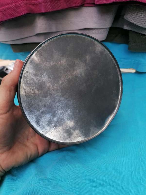 Vintage snowflake tin