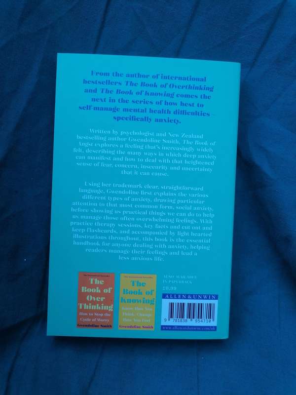 New book The Book of Angst: Understand and Manage Anxiety Book by Gwendoline Smith