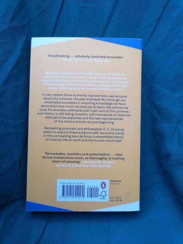 New book The Frontiers of Knowledge: What We Know About Science, History and The Mind Book by A. C.