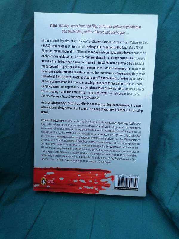The Profiler Diaries 2: From Crime Scene to Courtroom Book by Gerard Labuschagne