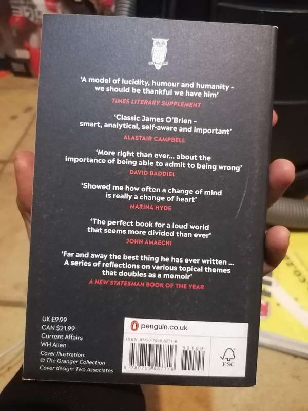 How Not To Be Wrong: The Art of Changing Your Mind Book by James O'Brien