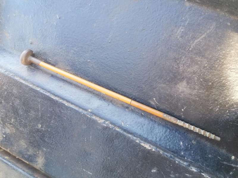 Family heirloom . A wooden pen made by Wynand Carl Nel in st Helena Boer war camp 1901