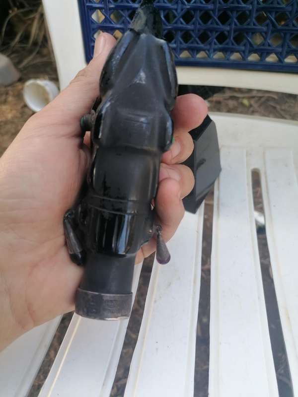 Hand Carved Obsidian Mayan Sculpture Silver and Mother of Pearl Inlay King Pakal